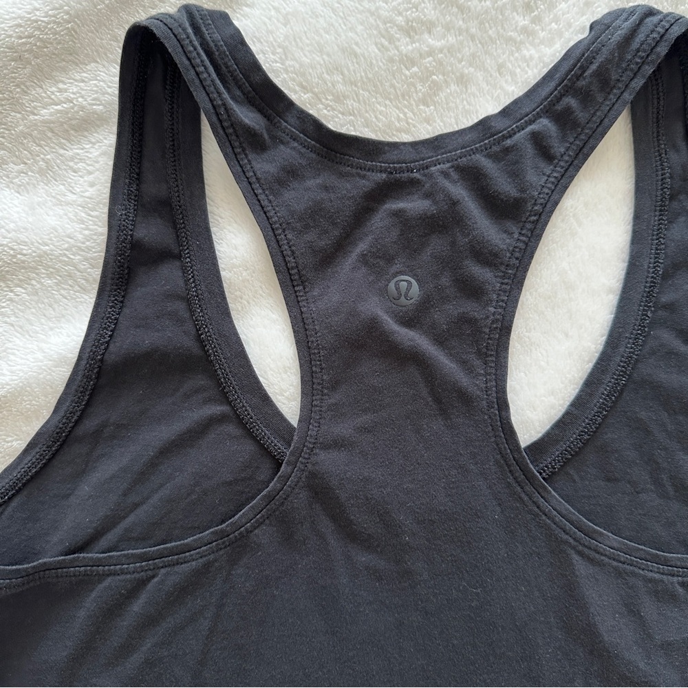 LULULEMON RACERBACK TANK WOMENS  SIZE 6 BLACK - Picture 6 of 15